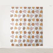 Motif Citrouille moderne - Tapisserie (Devant)