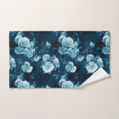 Motif classique de rose de bleu (Serviette à main)
