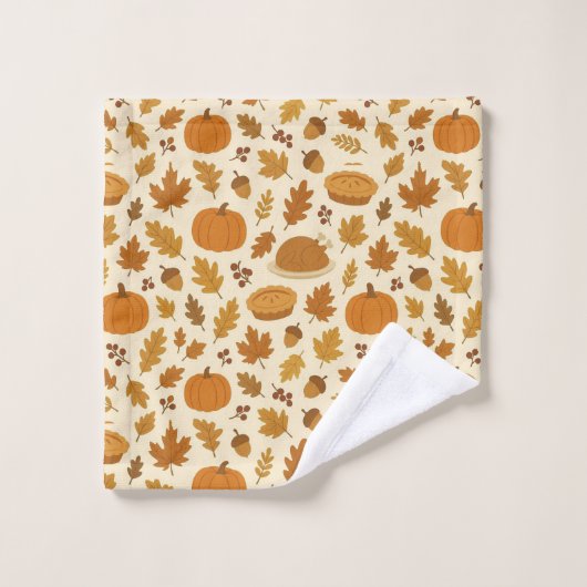 Motif classique de Thanksgiving  (Gant de toilette)