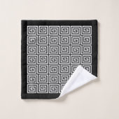 Motif clé grec (Gant de toilette)