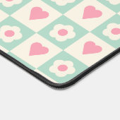 Motif cœur pastel et fleurs (Coin)
