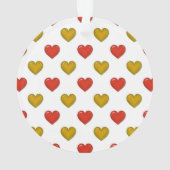 Motif coeur rouge et or (dos)