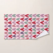 Motif Cœurs 1 (Serviette à main)