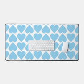 Motif Cœurs Bleus, Romantique, Amour (Clavier et souris)