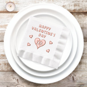 Motif Coeurs Heureuses Saintes-Valentin