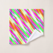 Motif coloré (Gant de toilette)