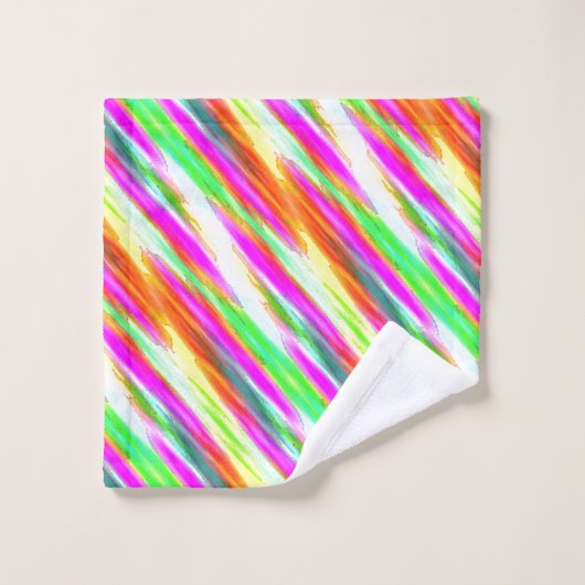Motif coloré (Gant de toilette)