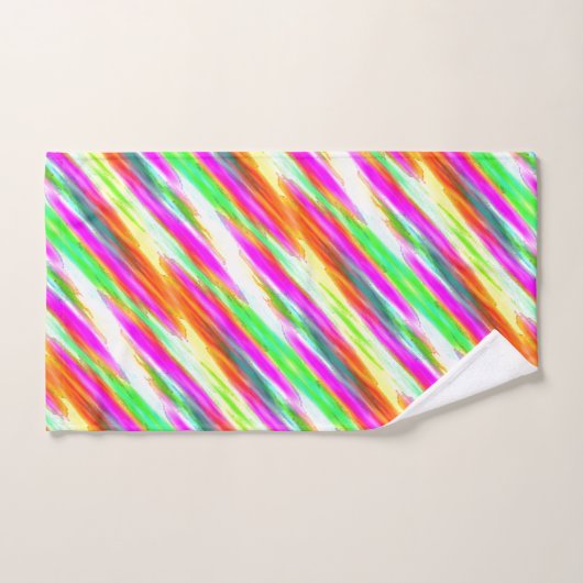 Motif coloré (Serviette à main)