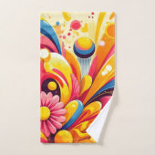 motif coloré (Serviette à main)
