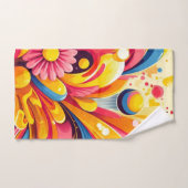 motif coloré (Serviette à main)