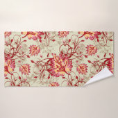 motif coloré Abstrait avec fond abstrait (Serviette de bain)