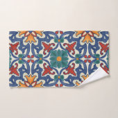 Motif coloré Azulejos (Serviette à main)
