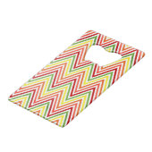 Motif coloré de Chevron de zigzag (Dos Angle)