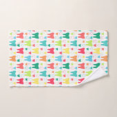 Motif coloré de dents (Serviette à main)