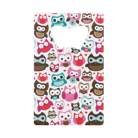motif coloré de hibou (Devant)