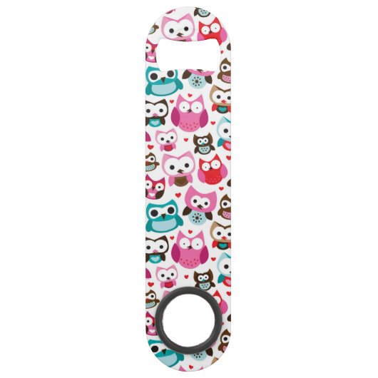 motif coloré de hibou (Devant)