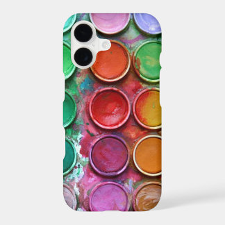 Motif coloré de palette de boîte de couleur de