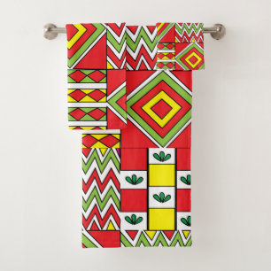 Motif coloré en mosaïque marocaine