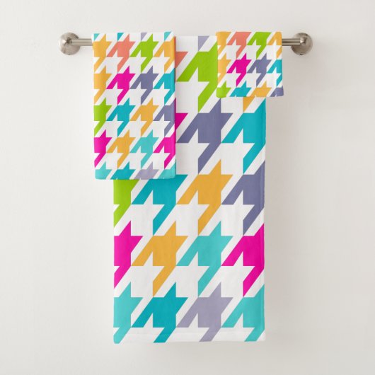 Motif coloré Houndstooth (En situation)