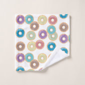 Motif coloré Pastel Donuts & Sprinkings (Gant de toilette)