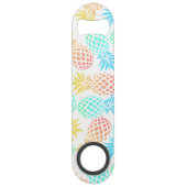 motif coloré tropical d'ananas d'été élégant (Dos)