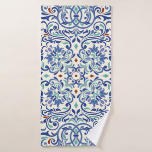 Motif coloré turkise sans couture. Motif sans fin