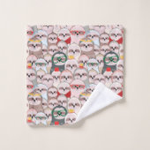 Motif comique de paresse (Gant de toilette)