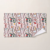 Motif comique de paresse (Serviette à main)