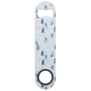 motif comportant un ours gris