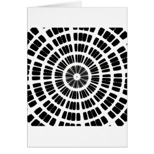 motif concentrique abstrait