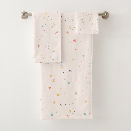 Motif Confetti Dots & Triangle (En situation)