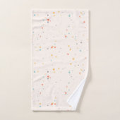 Motif Confetti Dots & Triangle (Serviette à main)