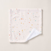 Motif Confetti Dots & Triangle (Gant de toilette)