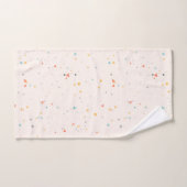 Motif Confetti Dots & Triangle (Serviette à main)