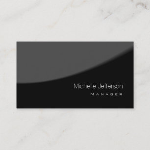 Motif contemporain Black Grey Carte de visite