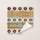 motif cool occidental carrelé (Gant de toilette)