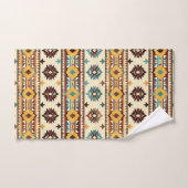 motif cool occidental carrelé (Serviette à main)