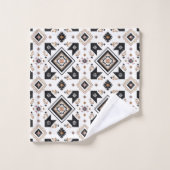 motif cool occidental carrelé (Gant de toilette)