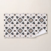 motif cool occidental carrelé (Serviette à main)