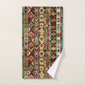 motif cool occidental carrelé (Serviette à main)