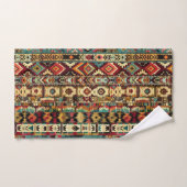 motif cool occidental carrelé (Serviette à main)
