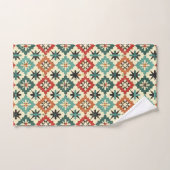 motif cool occidental carrelé (Serviette à main)