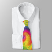 Motif Cool Rainbow Tie Dye Cravate (Attaché)