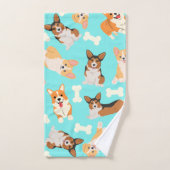 Motif Corgi (Serviette à main)