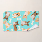 Motif Corgi (Serviette à main)