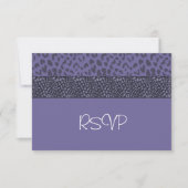 Motif Cougar violet RSVP (Devant)
