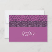 Motif Cougar violet RSVP (Devant)
