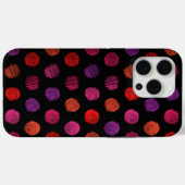 Motif couleur foncé iPhone 15 Pro Max Coque (Verso (horizontal))