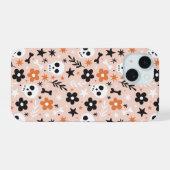 Motif crâne de fleurs (Verso Horizontal)