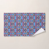 Motif crâne de sucre coloré (Serviette à main)